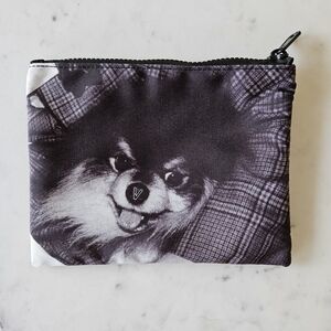 BTS V Taehyung LAYOVER reversible Pouch Weverse Rare Yeontan Image